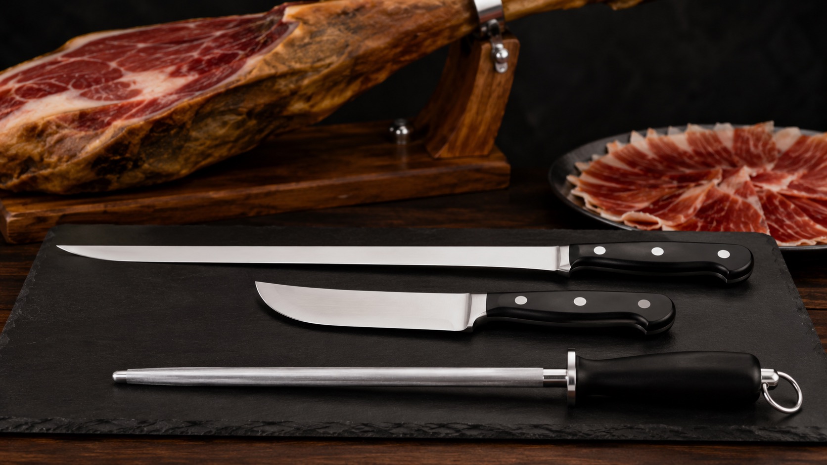 Jamón corte cuchillo