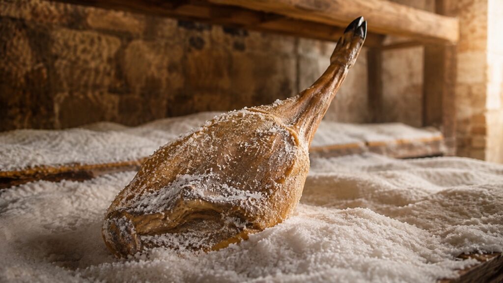 El papel de la sal en la elaboración del jamón ibérico