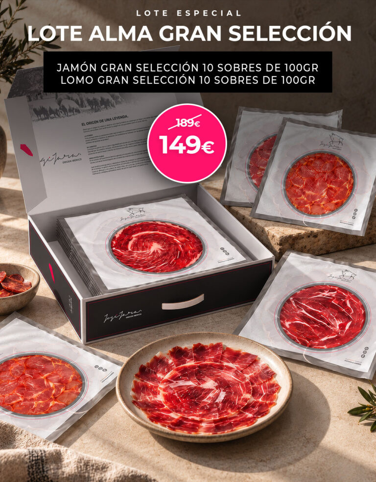 LOTE ALMA Gran Selección José Jara: Jamón y Lomo máxima calidad privada José Jara