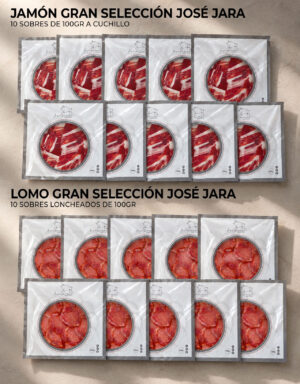 Lote Alma Gran Selección: Jamón y Lomo de ganadería privada José Jara máximo disfrute