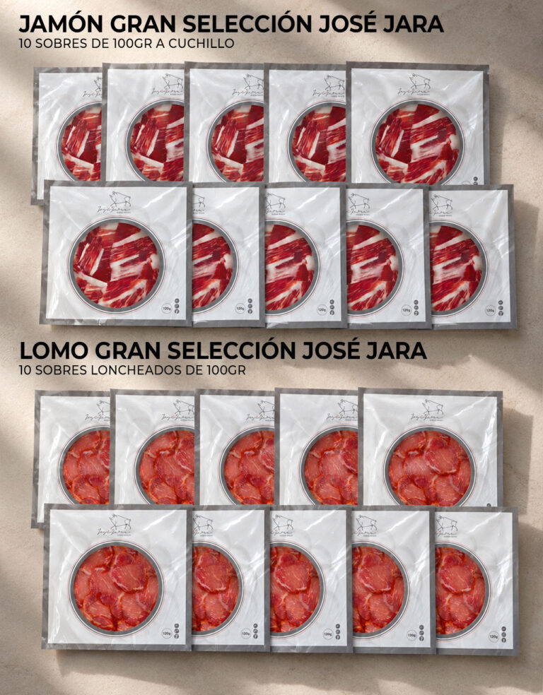 Lote Alma Gran Selección: Jamón y Lomo de ganadería privada José Jara máximo disfrute